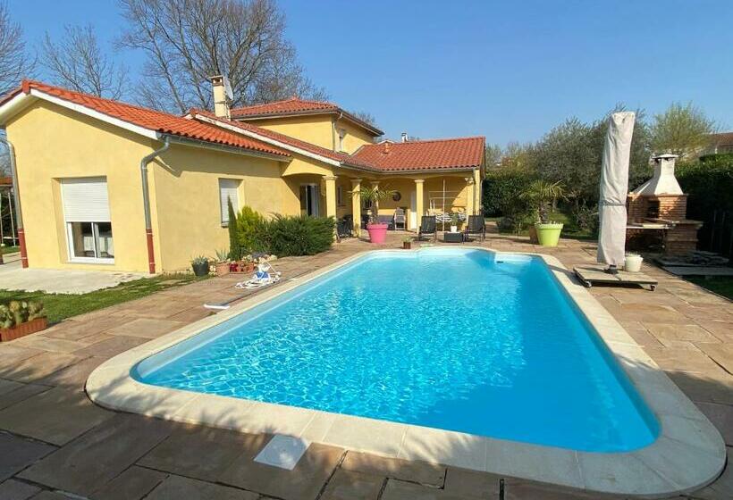 ベッドアンドブレックファースト Chambres Dans Villa Avec Piscine