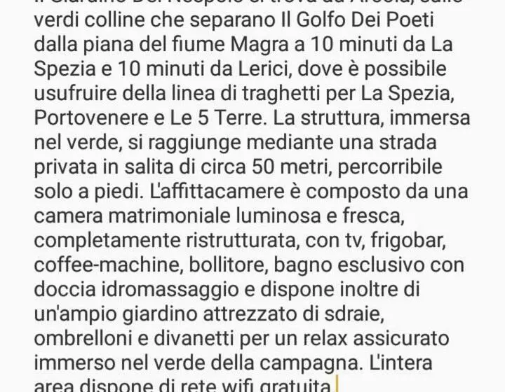 ペンション Il Giardino Del Nespolo