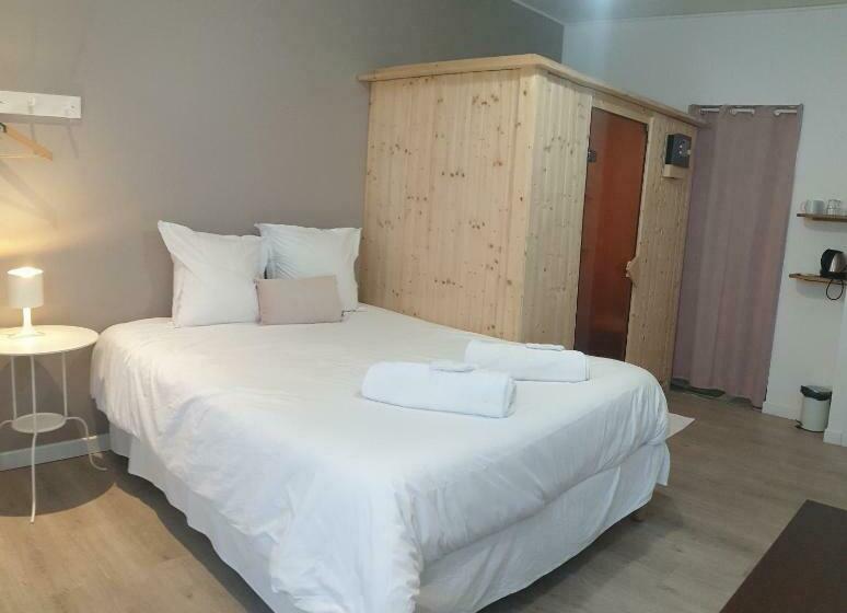 ペンション Chambres Privées Hyper Centre Epernay Lit 160x200cm