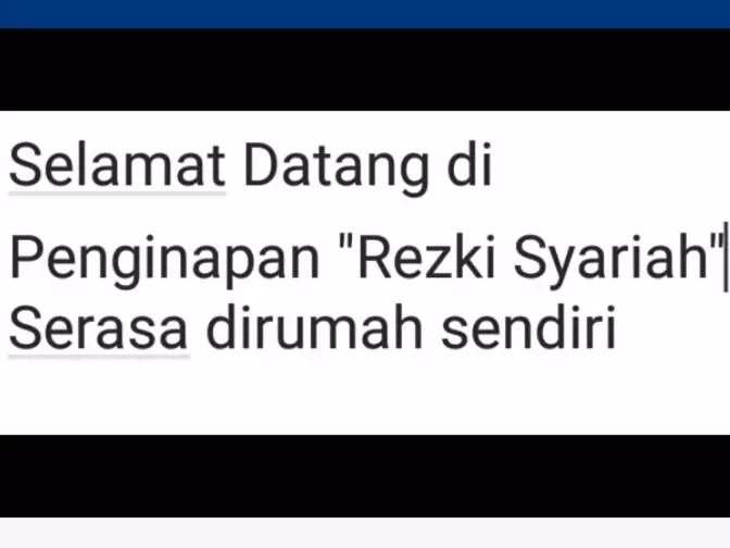 Majatalo Penginapan Rezki Syariah
