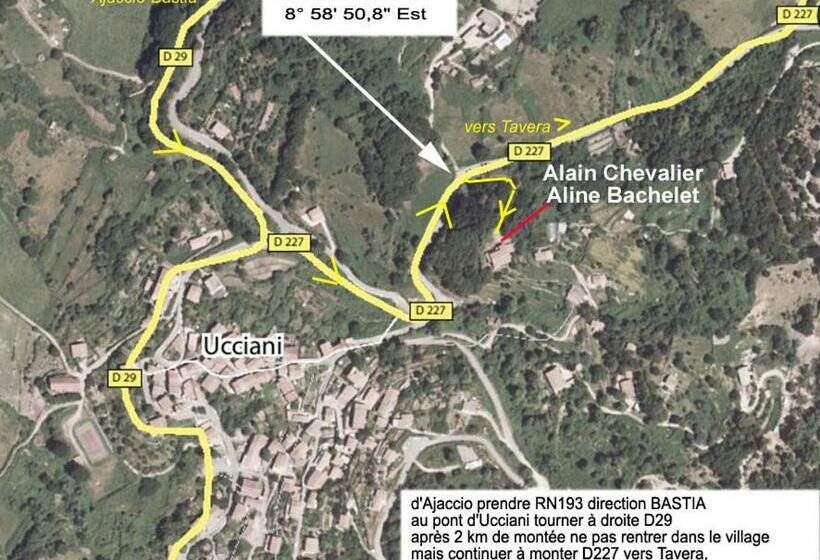 住宿加早餐  Chambre Independante Et Aménagée 25 Kms Ajaccio