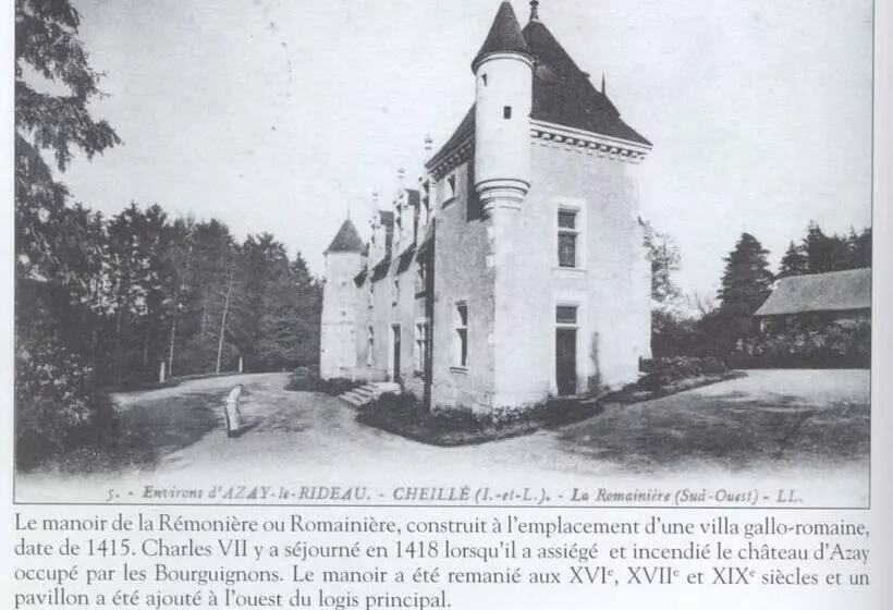 تختخواب و صبحانه Manoir De La Rémonière