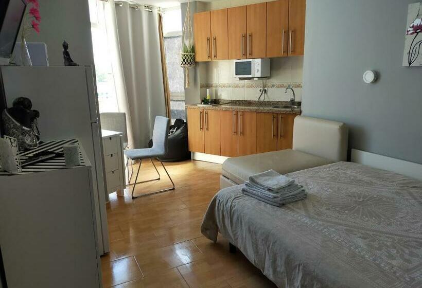 צימר Benalmadena ,apartamento Estudio Primera Línea De Playa