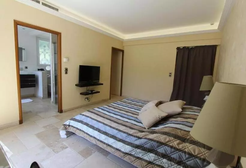 ベッドアンドブレックファースト Havre De Paix 5 étoiles Prestige Jacuzzi, Hammam, Sauna, Piscine Chauffée Mougins Cannes Grasse