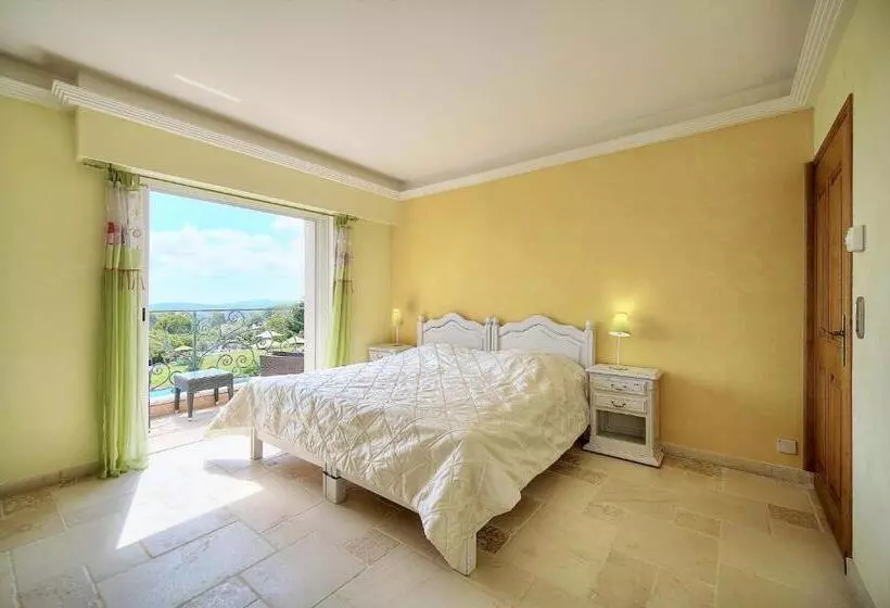 ベッドアンドブレックファースト Havre De Paix 5 étoiles Prestige Jacuzzi, Hammam, Sauna, Piscine Chauffée Mougins Cannes Grasse