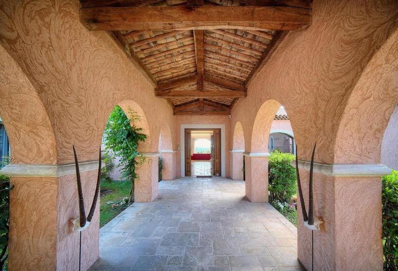 مبيت وإفطار Havre De Paix 5 étoiles Prestige Jacuzzi, Hammam, Sauna, Piscine Chauffée Mougins Cannes Grasse