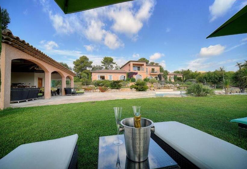 مبيت وإفطار Havre De Paix 5 étoiles Prestige Jacuzzi, Hammam, Sauna, Piscine Chauffée Mougins Cannes Grasse