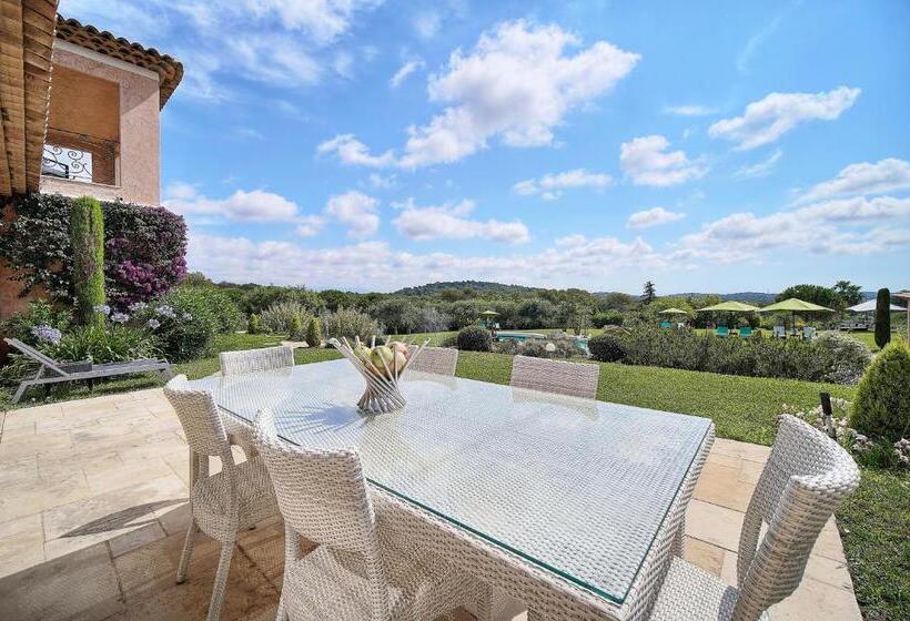 مبيت وإفطار Havre De Paix 5 étoiles Prestige Jacuzzi, Hammam, Sauna, Piscine Chauffée Mougins Cannes Grasse