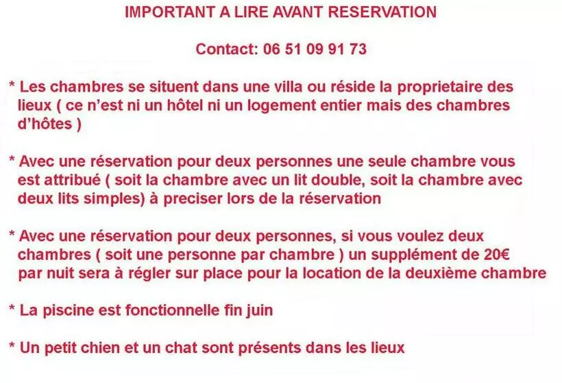 Aamiaismajoitus (B&B) Chambre D Hôte  Le Ponant