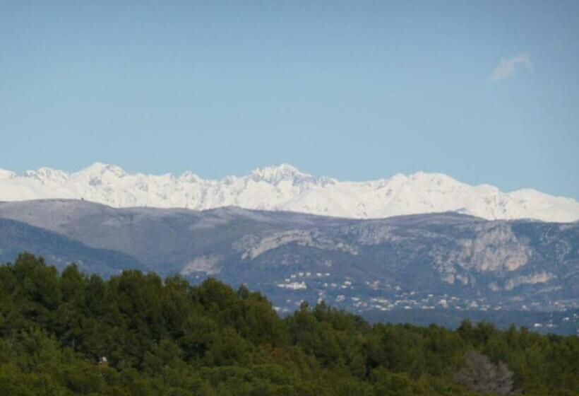 مبيت وإفطار Havre De Paix 5 étoiles Prestige Jacuzzi, Hammam, Sauna, Piscine Chauffée Mougins Cannes Grasse