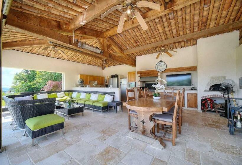 مبيت وإفطار Havre De Paix 5 étoiles Prestige Jacuzzi, Hammam, Sauna, Piscine Chauffée Mougins Cannes Grasse