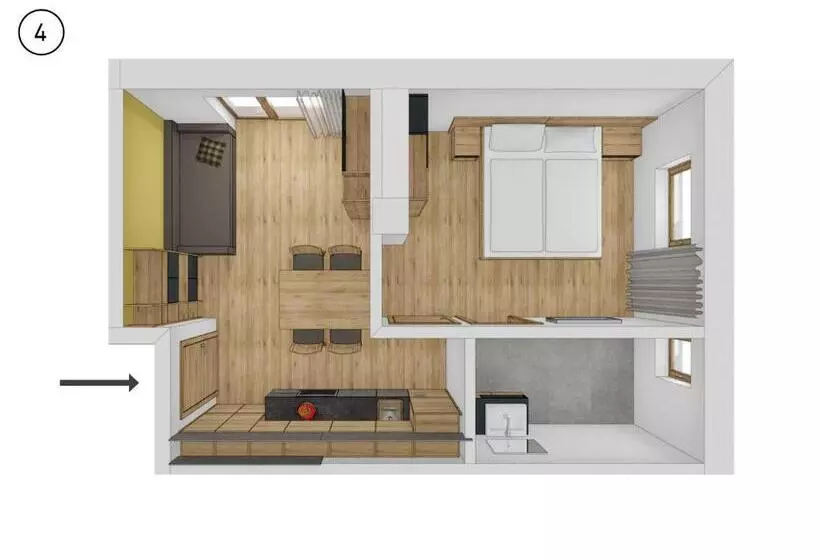 ホテル Appartement Förra