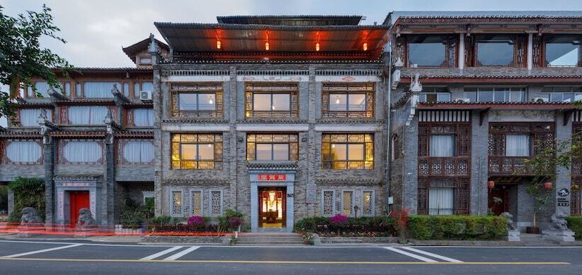 Hotell Yangshuo Hidden Dragon Villa