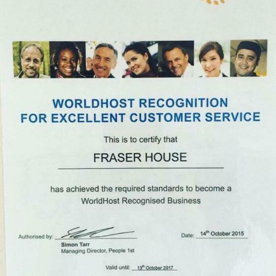 Bed and Breakfast Fraser House