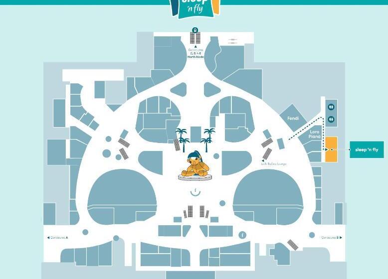 Hotel Sleep N Fly Sleep Lounge, South Node Transit Only