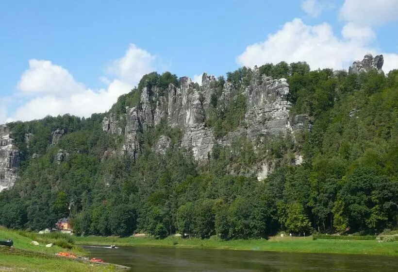 ペンション Günstiges Doppelzimmer Sächsische Schweiz