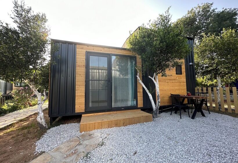 住宿加早餐  Bodrum Gaia Tiny Houses Butik