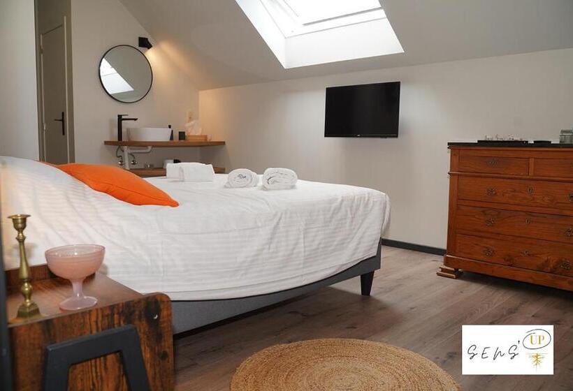 تختخواب و صبحانه Sensup à 5min De Pairi Daiza