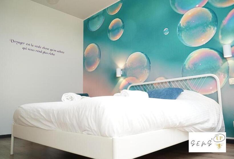 تختخواب و صبحانه Sensup à 5min De Pairi Daiza