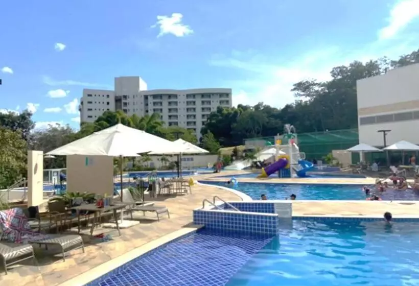 Park Veredas   Flat Excepcional, Com Mobília De Alto Padrão