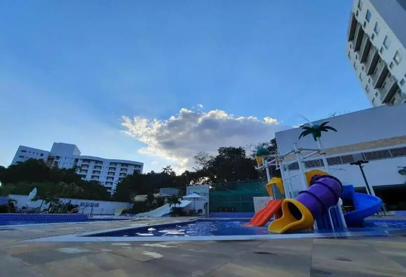 Park Veredas   Flat Excepcional, Com Mobília De Alto Padrão