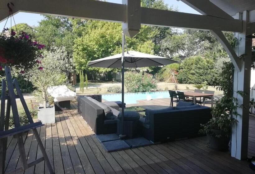 住宿加早餐  Le Gite De La Canopée De Mios