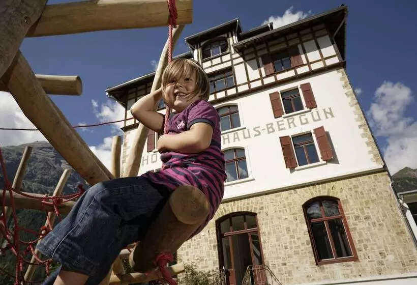 酒店 Kurhaus Bergün