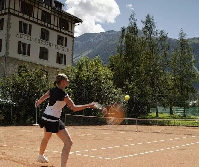 酒店 Kurhaus Bergün