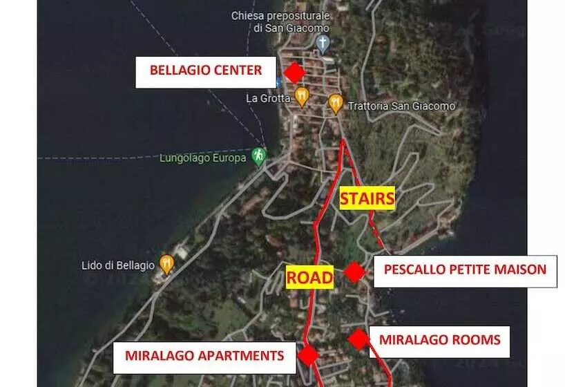 هتل Miralago B&b And Apartments