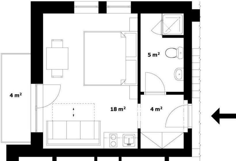 膳宿费 Schneeberg Apartmany