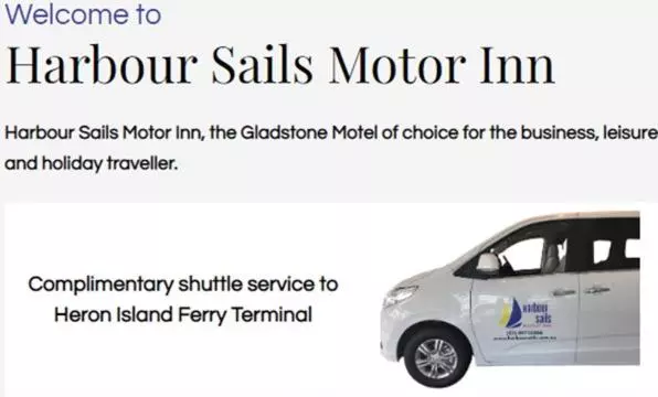 モーテル Harbour Sails Motor Inn