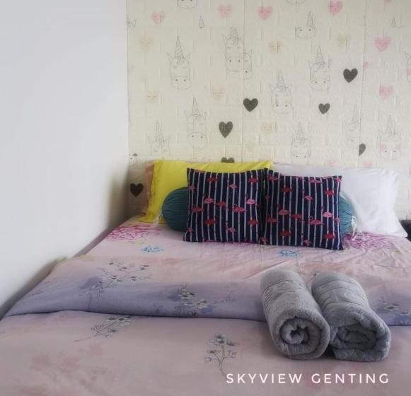 مبيت وإفطار 5 6 Pax Family Room Skyview Golden Hills, Genting Highlands