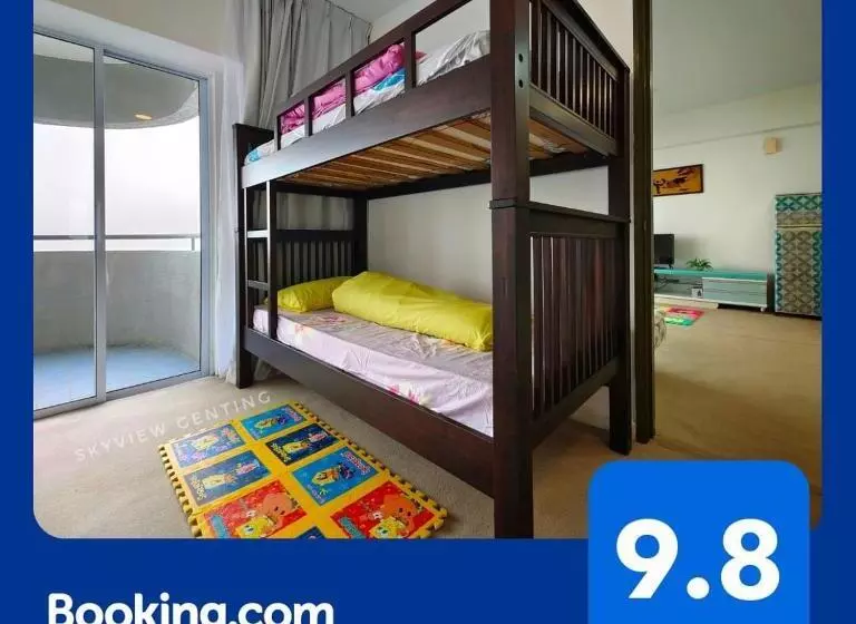 تختخواب و صبحانه 5 6 Pax Family Room Skyview Golden Hills, Genting Highlands
