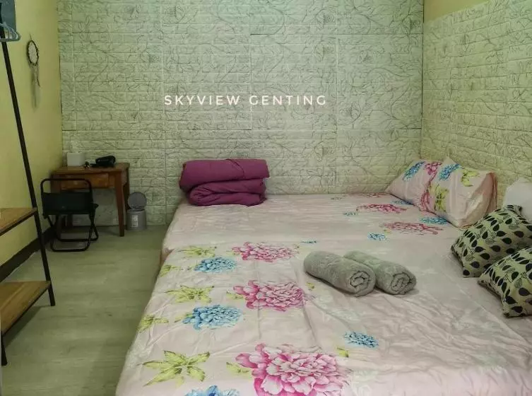 تختخواب و صبحانه 5 6 Pax Family Room Skyview Golden Hills, Genting Highlands