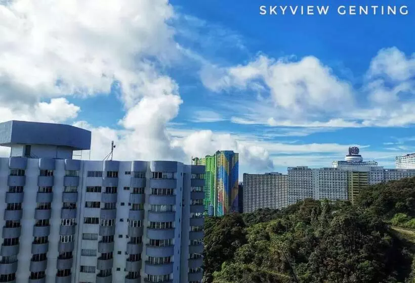 تختخواب و صبحانه 5 6 Pax Family Room Skyview Golden Hills, Genting Highlands