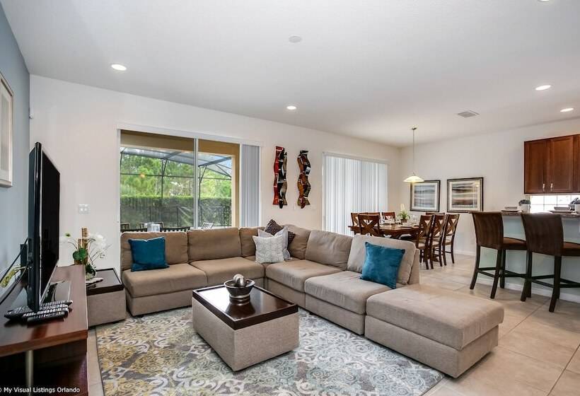 New Listing   Spacious Disney Area Pool Home With Amazing Resort Amenities! 6bd/5ba