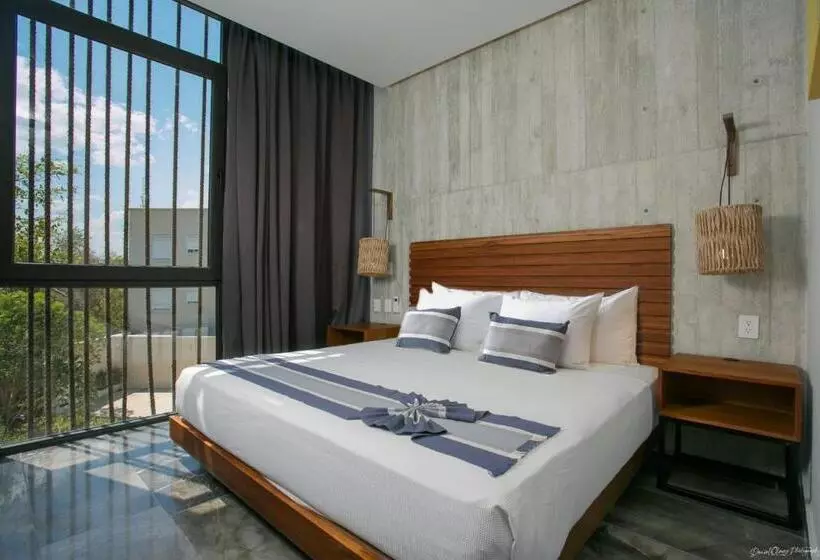 Iik Tulum By Groovy Stays  A Hip Condo Hotel With Wifi, Rooftop, Pool, Sleeps 6