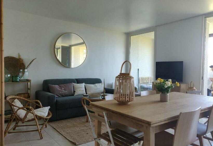 Cap6 Bel Appartement Vue Magnifique Mer, Piscine Tennis T3 Refait à Neuf