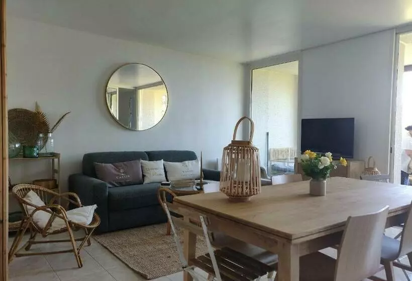 Cap6 Bel Appartement Vue Magnifique Mer, Piscine Tennis T3 Refait à Neuf