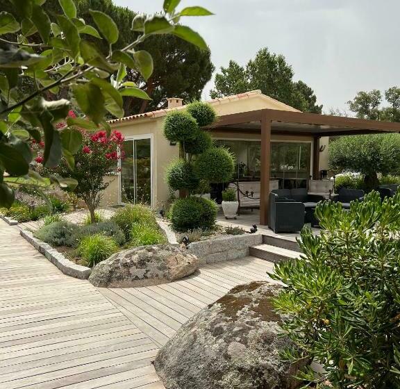 펜션 Les Jardins De Santa Giulia   Charmante Chambre D Hôte 1