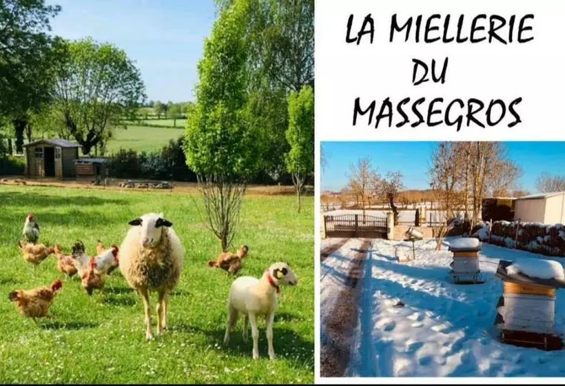 ホテル La Miellerie Du Massegros