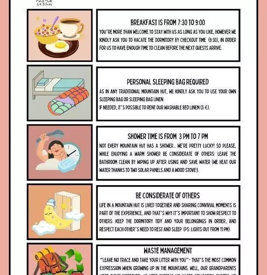 ユースホステル Rifugio Baita Fos Ce