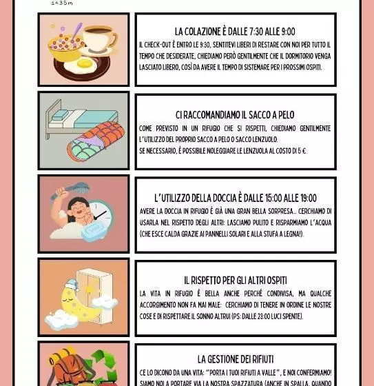ユースホステル Rifugio Baita Fos Ce