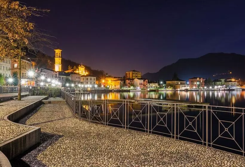 Lugano Blue Marine On Lake Shore