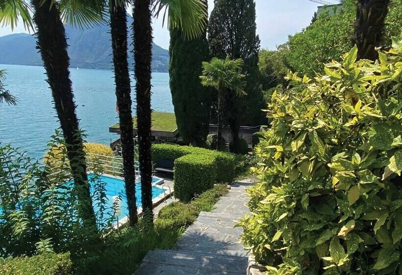 Lugano Blue Marine On Lake Shore