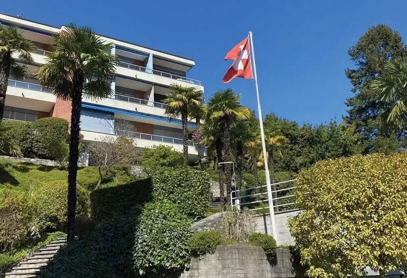 Lugano Blue Marine On Lake Shore