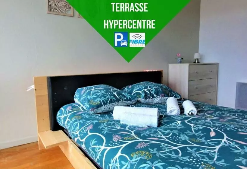La Dolce Vita  T2 52m2  Dernier étage  Terrasse Parking Wifi Fibre