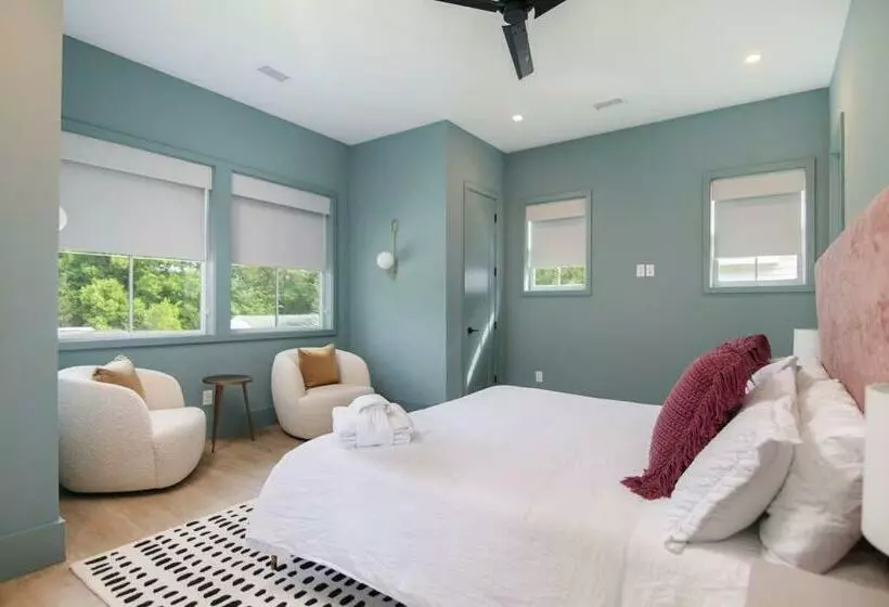 Music Manor 3 King Beds W Pool Mins To Beach&dt