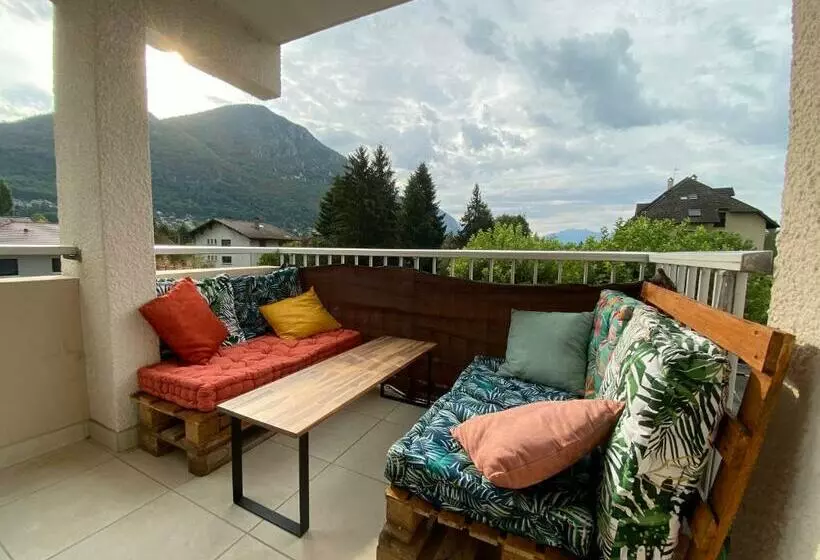 Le Malaga   Parking & Balcon, à 500m Du Lac !