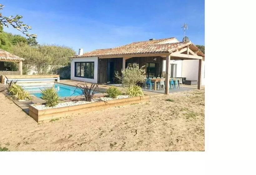 Dune, Villa Avec Piscine Et Spa / Proche Plage